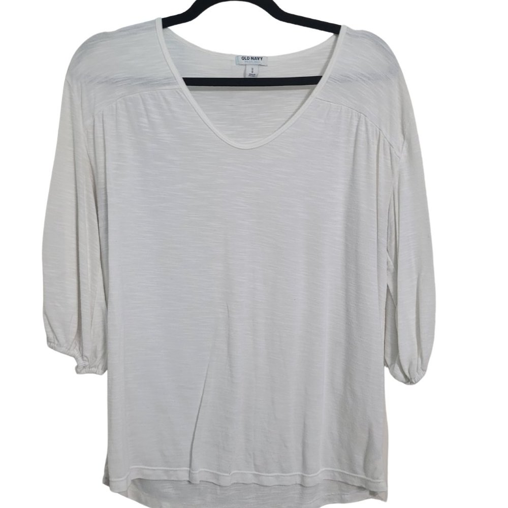 White Peasant Top